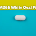 M366 White Oval Pill