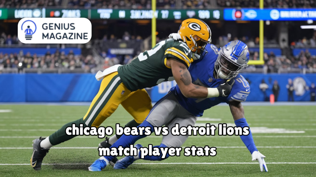 chicago bears vs detroit lions match player stats