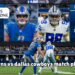 detroit lions vs dallas cowboys match player stats
