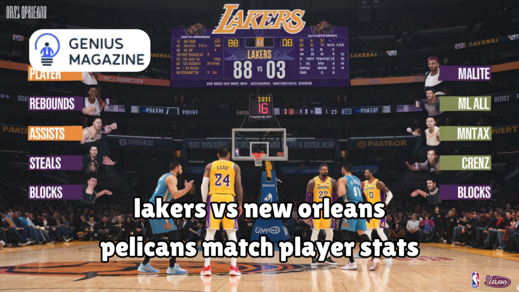 lakers vs new orleans pelicans match player stats